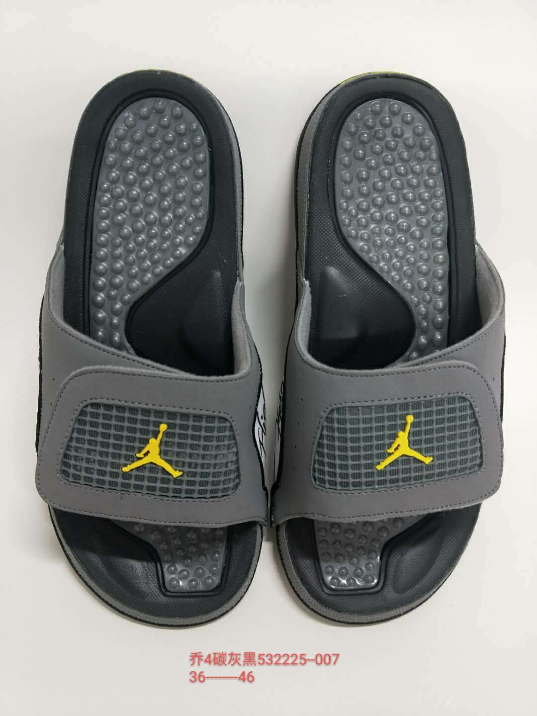 2020 Women Air Jordan 4 Hydro Black Yellow